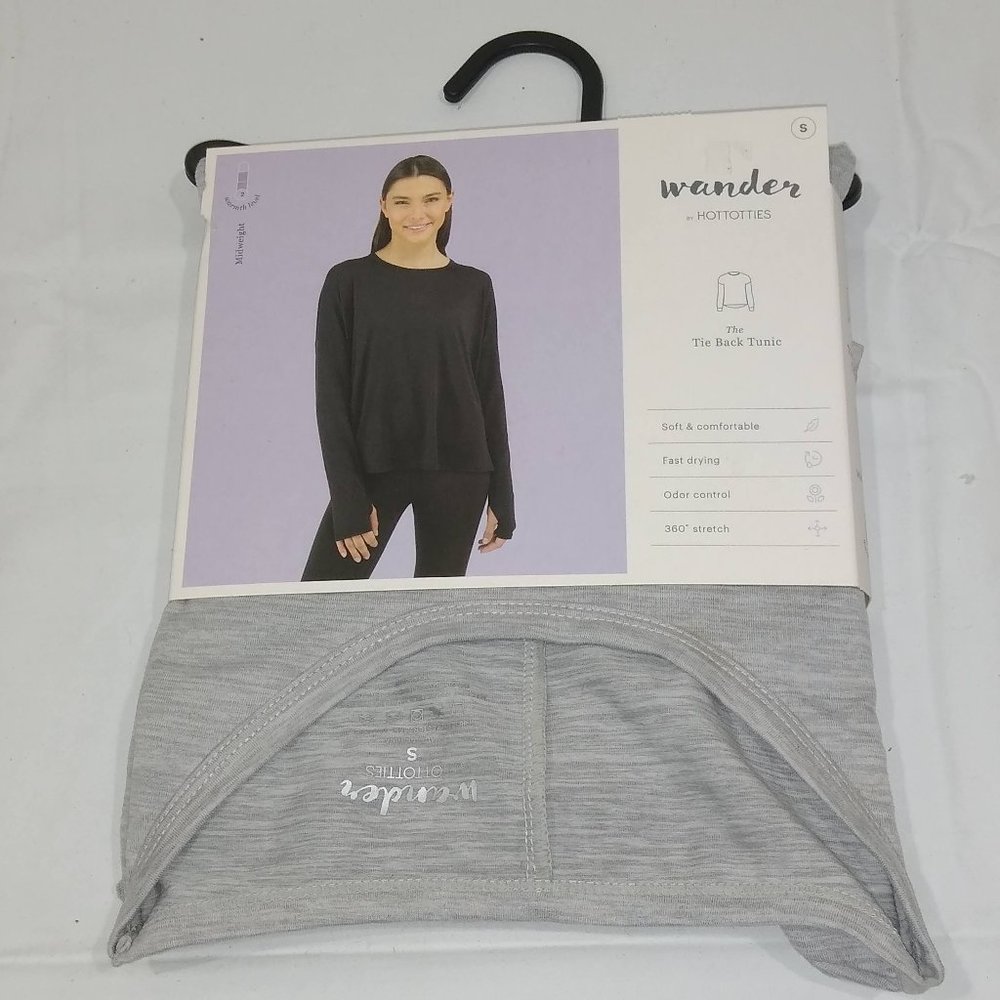 Wander by Hottotties Midweight Tie Back Tunic Soft & comfortable Size S NWT